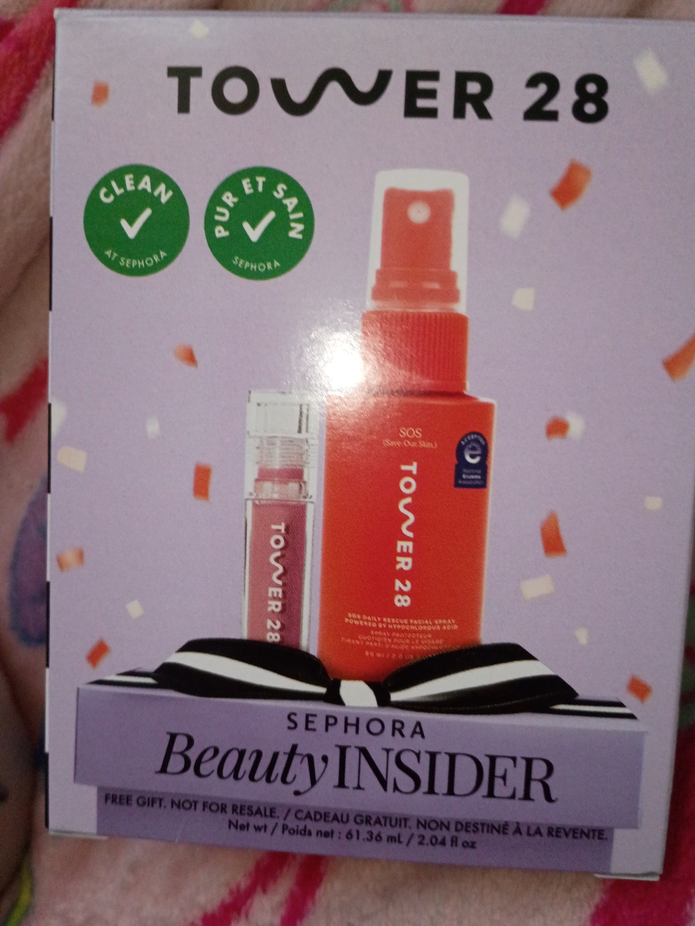 Tower 28 Pink Gloss And SOS Facial Spray Duo